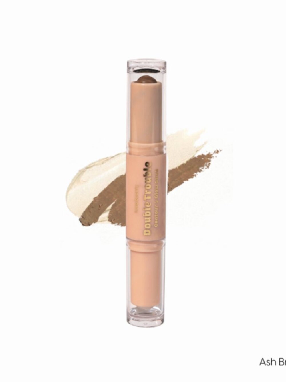 Kara Beauty Double Trouble Contour and Glow Stick Ash Brown NIB